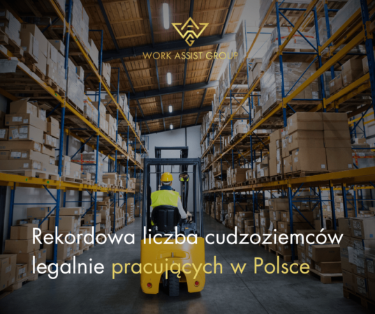 Rekordowa liczba cudzoziemców legalnie pracujących w Polsce